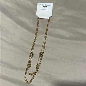 Bobbie Brooks Vintage 90’s Double Chain Gold Necklace Set